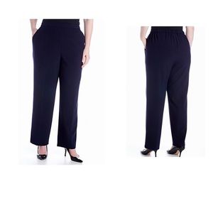 Kim Rogers Plus Size Navy Pants
